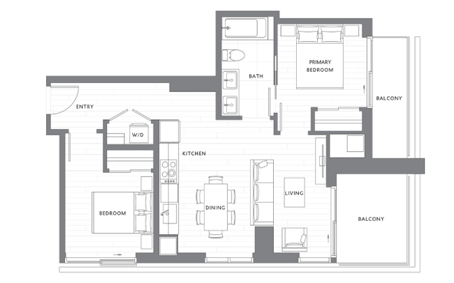 Unit N-1611 N-1611 floor plan